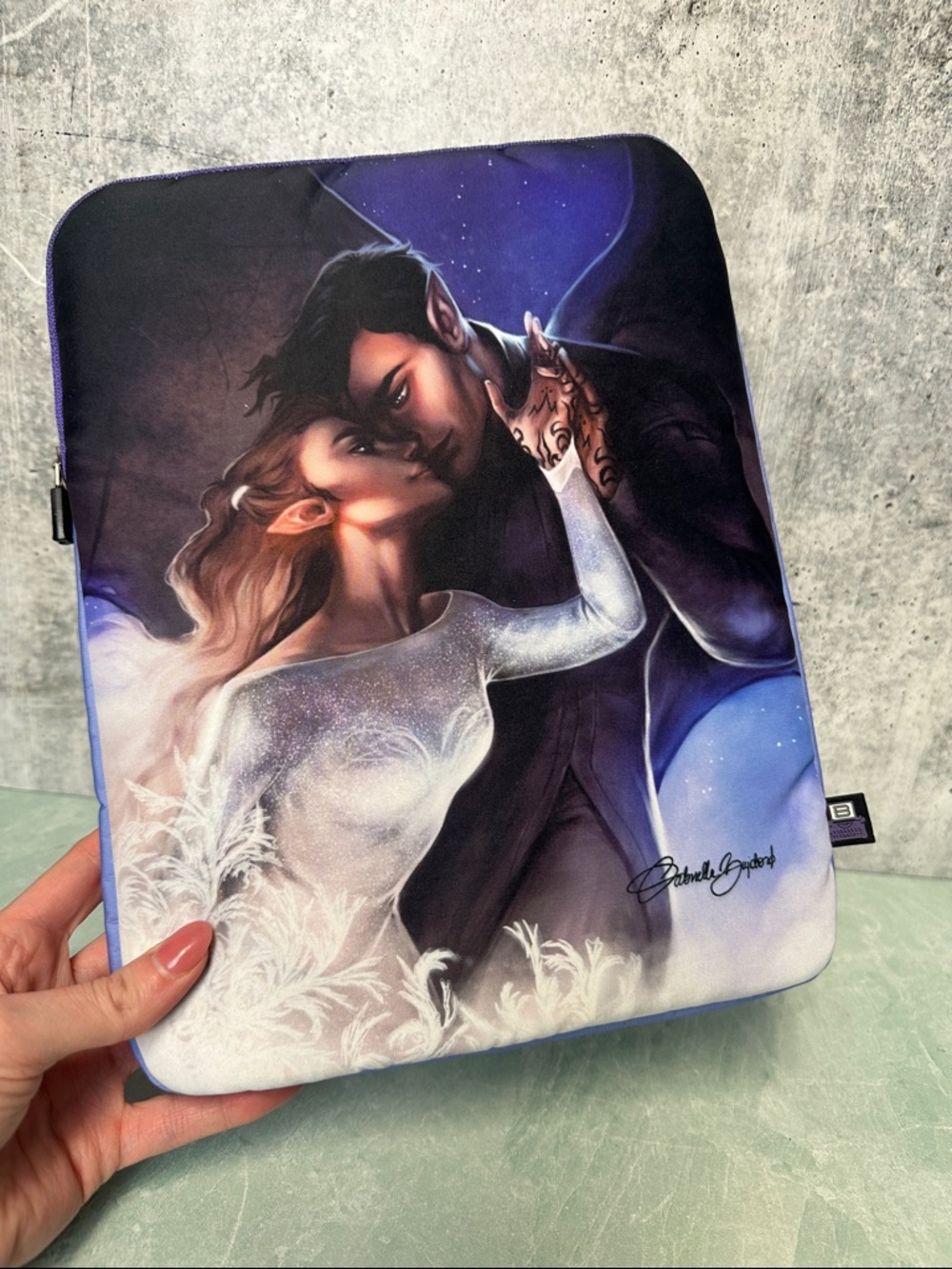 ACOTAR A Court of Mist and Fury Starfall Feyre & Rhysand Padded Book Cover